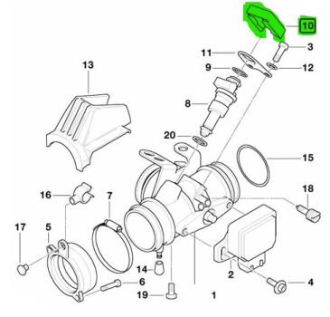 Preview: Original BMW Federklammer 13531341697