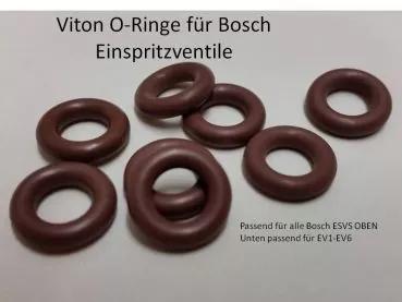 Seal for für Bosch Fuel Injectors - Viton - 1 pcs. repl. 13641730767