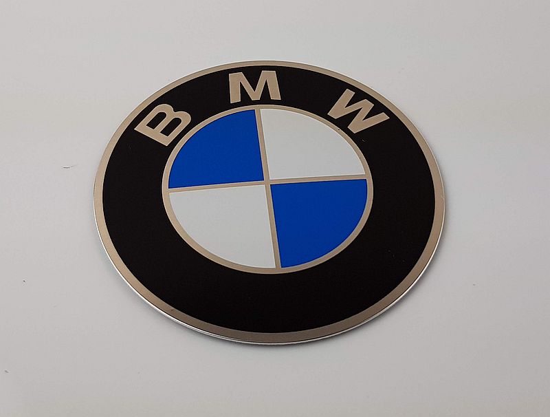 Tills - 46637686746 Badge D=70mm BMW Emblem Logo Aufkleber - Chrome 