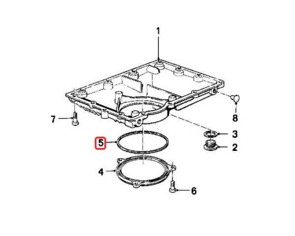 Dichtung O-Ring Ölwannendeckel ersetzt 11131460425