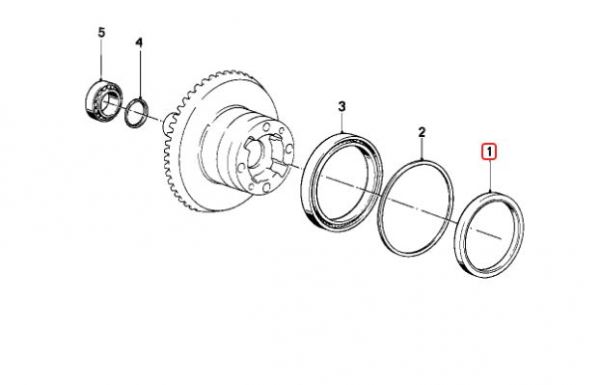 Shaft seal 85X110X10 R850 1100 1150 1200 K1200 comp BMW 33127663482