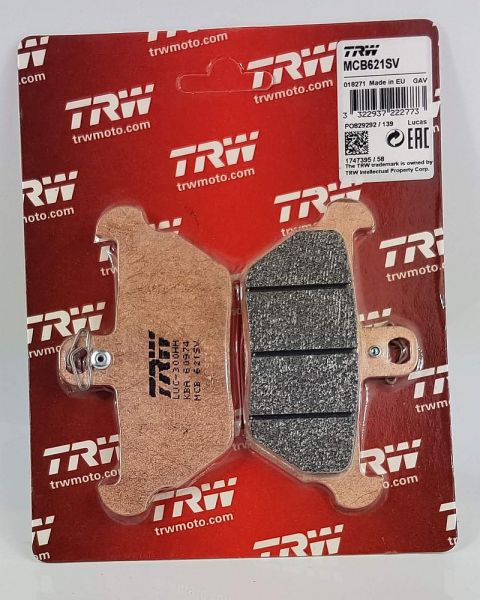 MCB621 Sinter Street - Satz mit 2 Belägen für eine Scheibe