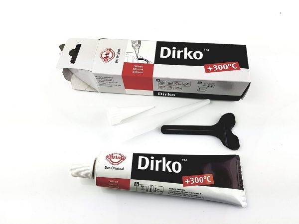 Dichtungsmittel Elring DIRKO Grau 70ml, 90gr, bis 180°C Silikon